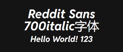 Reddit-Sans-700italic