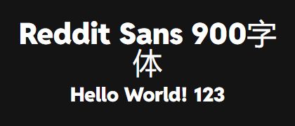 Reddit-Sans-900