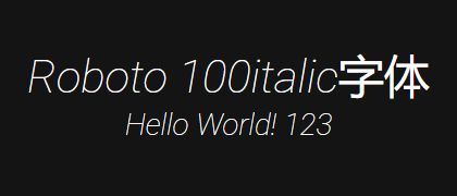 Roboto-100italic