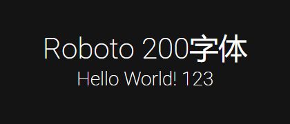 Roboto-200