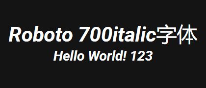 Roboto-700italic