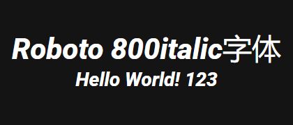 Roboto-800italic