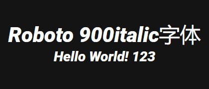Roboto-900italic