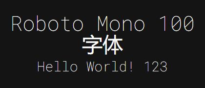 Roboto-Mono-100