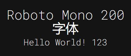 Roboto-Mono-200