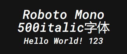 Roboto-Mono-500italic