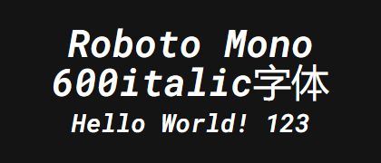 Roboto-Mono-600italic