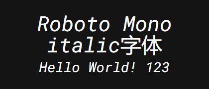 Roboto-Mono-italic