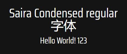 Saira-Condensed-regular