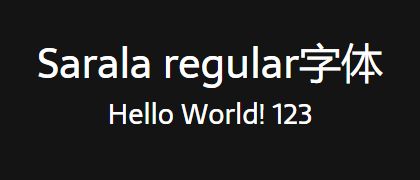Sarala-regular