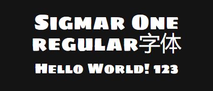 Sigmar-One-regular