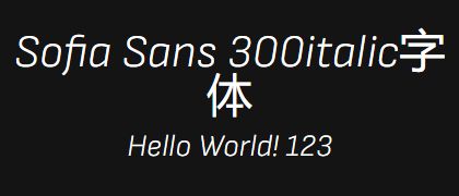 Sofia-Sans-300italic