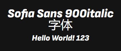 Sofia-Sans-900italic