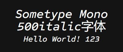 Sometype-Mono-500italic
