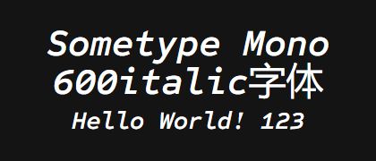Sometype-Mono-600italic