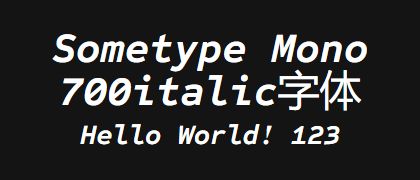 Sometype-Mono-700italic