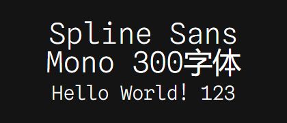 Spline-Sans-Mono-300