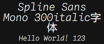 Spline-Sans-Mono-300italic