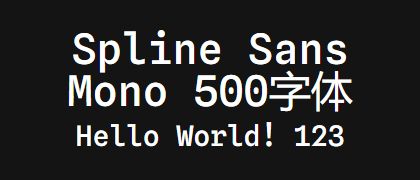 Spline-Sans-Mono-500