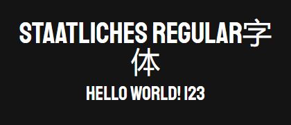 Staatliches-regular