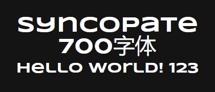 Syncopate-700