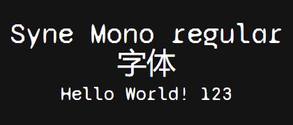 Syne-Mono-regular