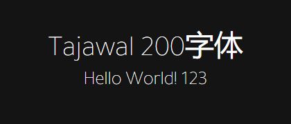 Tajawal-200