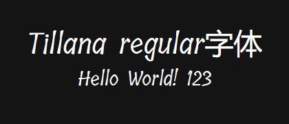 Tillana-regular
