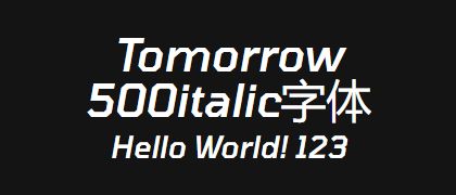 Tomorrow-500italic