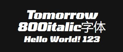 Tomorrow-800italic
