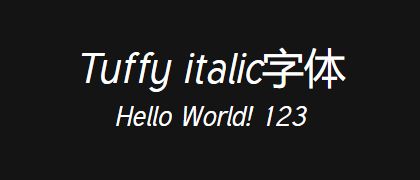 Tuffy-italic