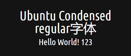 Ubuntu-Condensed-regular