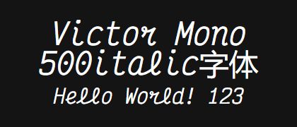 Victor-Mono-500italic