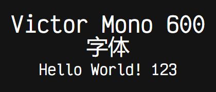 Victor-Mono-600
