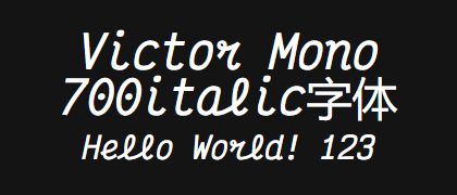 Victor-Mono-700italic