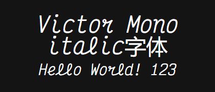Victor-Mono-italic