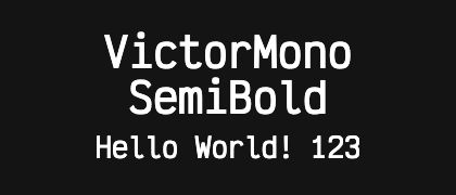 VictorMono-SemiBold
