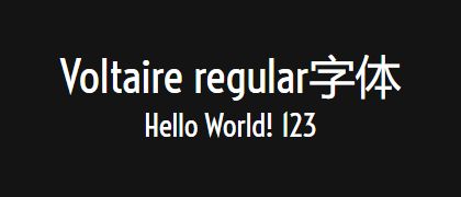 Voltaire-regular