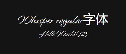 Whisper-regular
