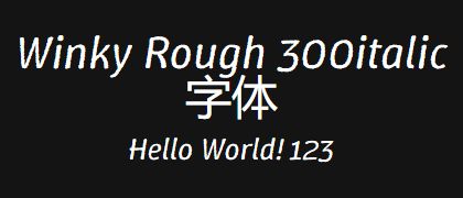 Winky-Rough-300italic