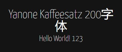 Yanone-Kaffeesatz-200