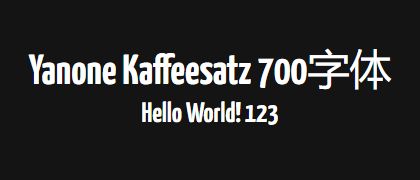Yanone-Kaffeesatz-700