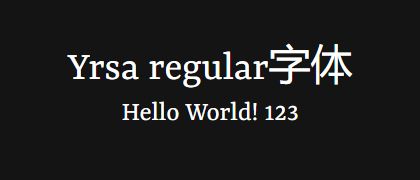 Yrsa-regular