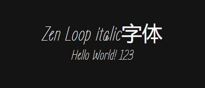 Zen-Loop-italic