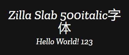 Zilla-Slab-500italic