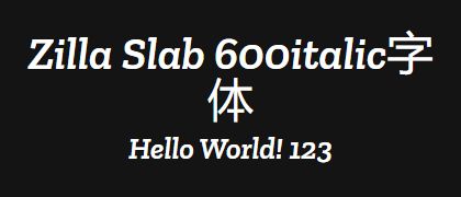 Zilla-Slab-600italic